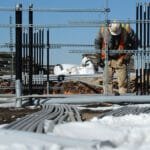 Pouring Concrete in the Winter